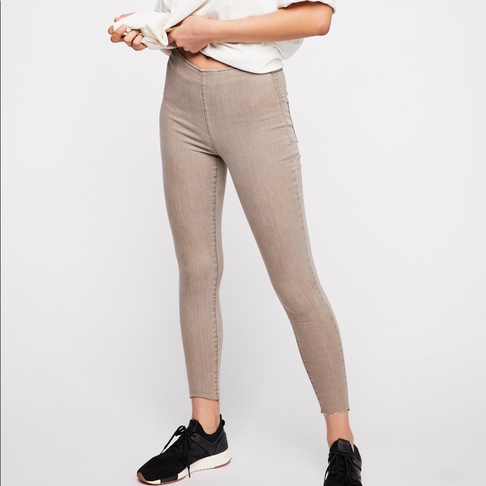 Free People Easy Goes It Denim Legging